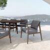 Sillón de comedor de teca Cap Ferrat - Imagen 5