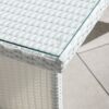 Mesa de jardín Tivoli de aluminio de 6 plazas (145 x 85 cm) - Imagen 6