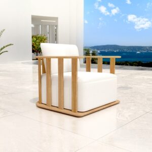 Sillón de jardín de teca Cap Ferrat