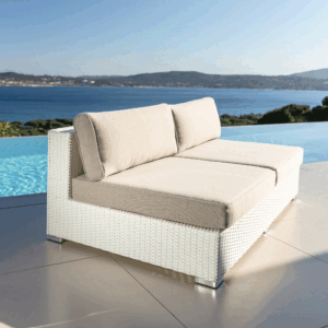 Sillón bajo de jardín 2 plazas Palma
