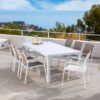 Mesa de jardín Murano de aluminio para 8 personas (210 x 100 cm) - Imagen 5