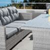 Mesa de jardín Tivoli de aluminio de 6 plazas (145 x 85 cm) - Imagen 2